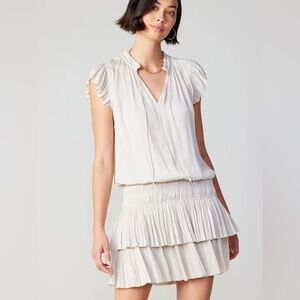 Current Air Zoey Pleated Mini Dress